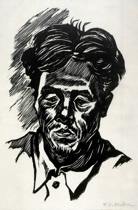 kitaoka_fumio self-portrait 1951
